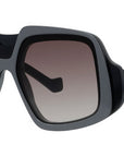 Anagram Black Geometric Sunglasses