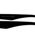 Anagram Black Oval Sunglasses