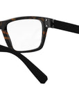 Aluminium Havana Rectangular Eyeglasses