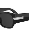 DiorBlackSuit XL S3I Black Rectangular Sunglasses
