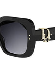 Dior Oblique S1I Black Square Sunglasses