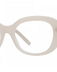Pearl Grey Oval Eyeglasses