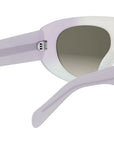 Triomphe Stamp Violet Pilot Sunglasses