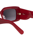 DiorLuckyCharms S1I Red Rectangular Sunglasses