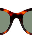 CELINE 3 Dots Shiny Havana Round Sunglasses