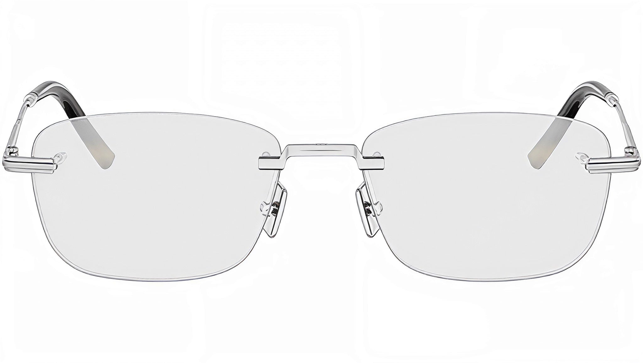 DiorBlackSuitO 27U Silver Oval Eyeglasses