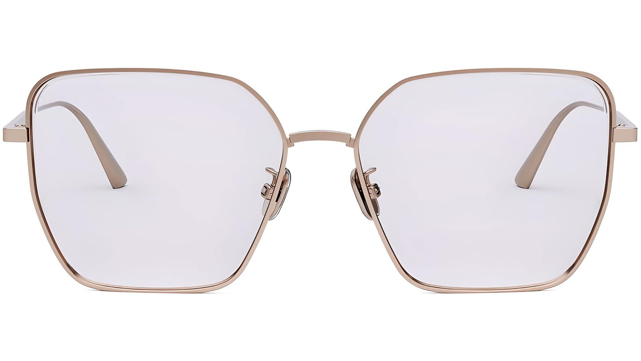 GemDiorO S6U Gold Geometric Eyeglasses