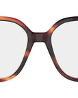 DiorGlowO S3I Red Havana Geometric Eyeglasses