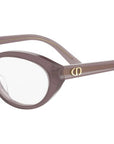 DiorGlowO B1I Purple Oval Eyeglasses