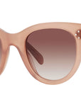 CELINE 3 Dots Brown Round Sunglasses