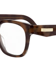 CDiorO S5I Brown Square Eyeglasses
