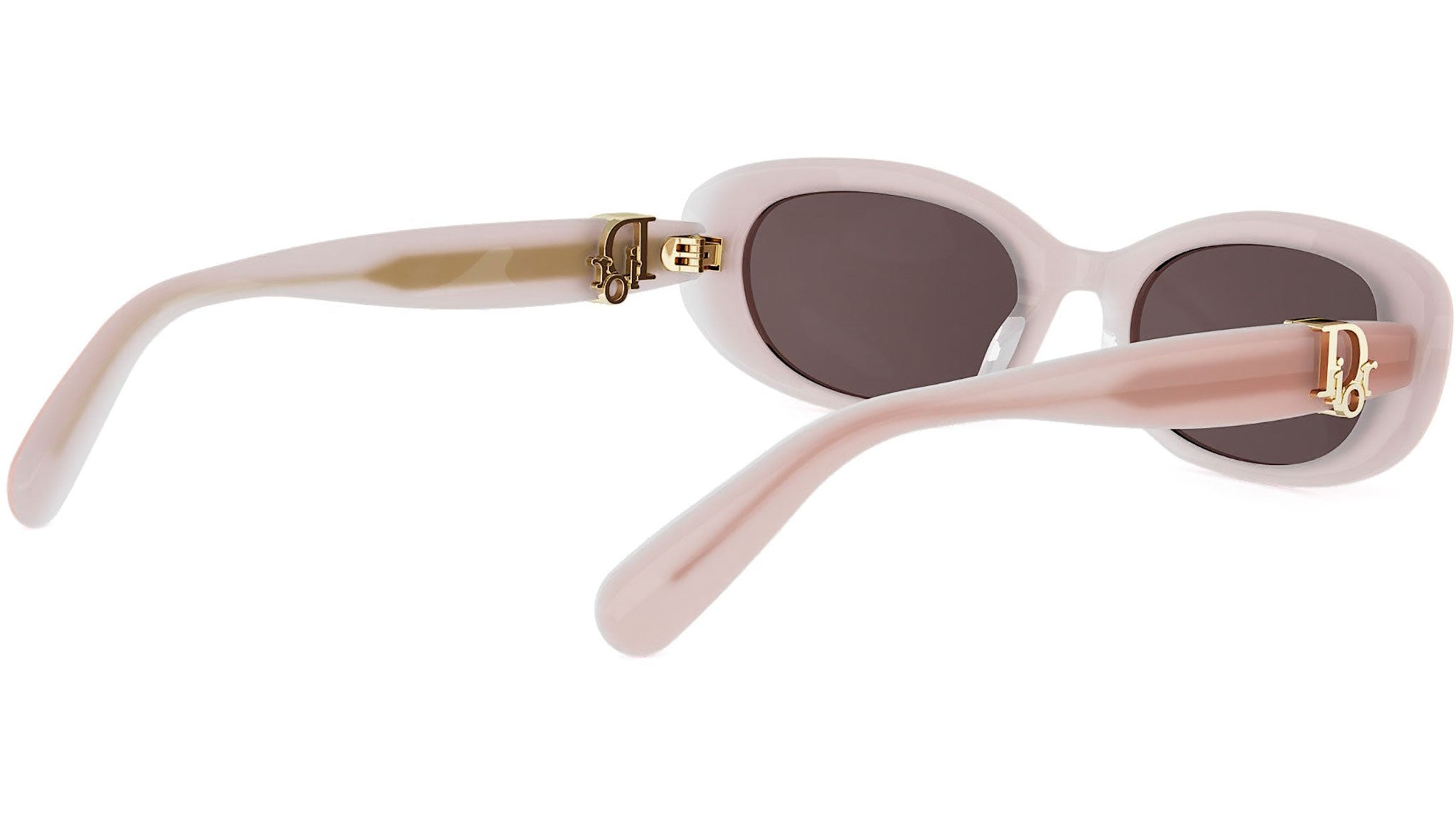 Dior Oblique B1I Pink Oval Sunglasses