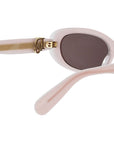 Dior Oblique B1I Pink Oval Sunglasses
