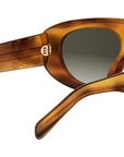 Triomphe Stamp Havana Pilot Sunglasses