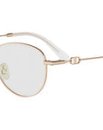 Petit CDO R2U Rose Gold Round Eyeglasses
