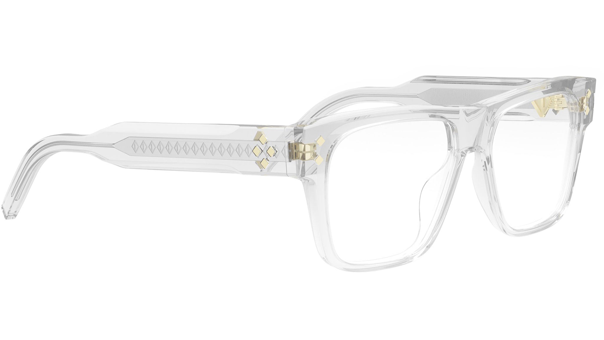 CD DiamondO S6I Transparent Square Eyeglasses