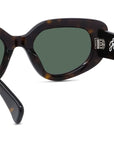 1970 Havana Cat Eye Sunglasses