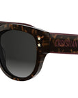 DiorPacific B2I Dark Havana Butterfly Sunglasses