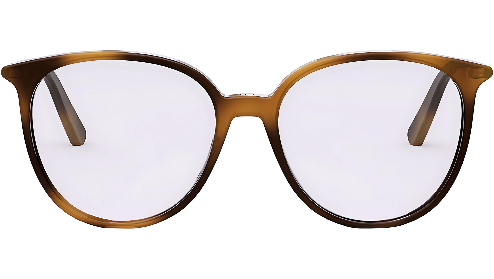 Mini CD O R4I Honey Havana Round Eyeglasses