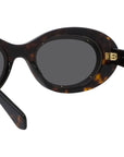 Anagram Havana Oval Sunglasses