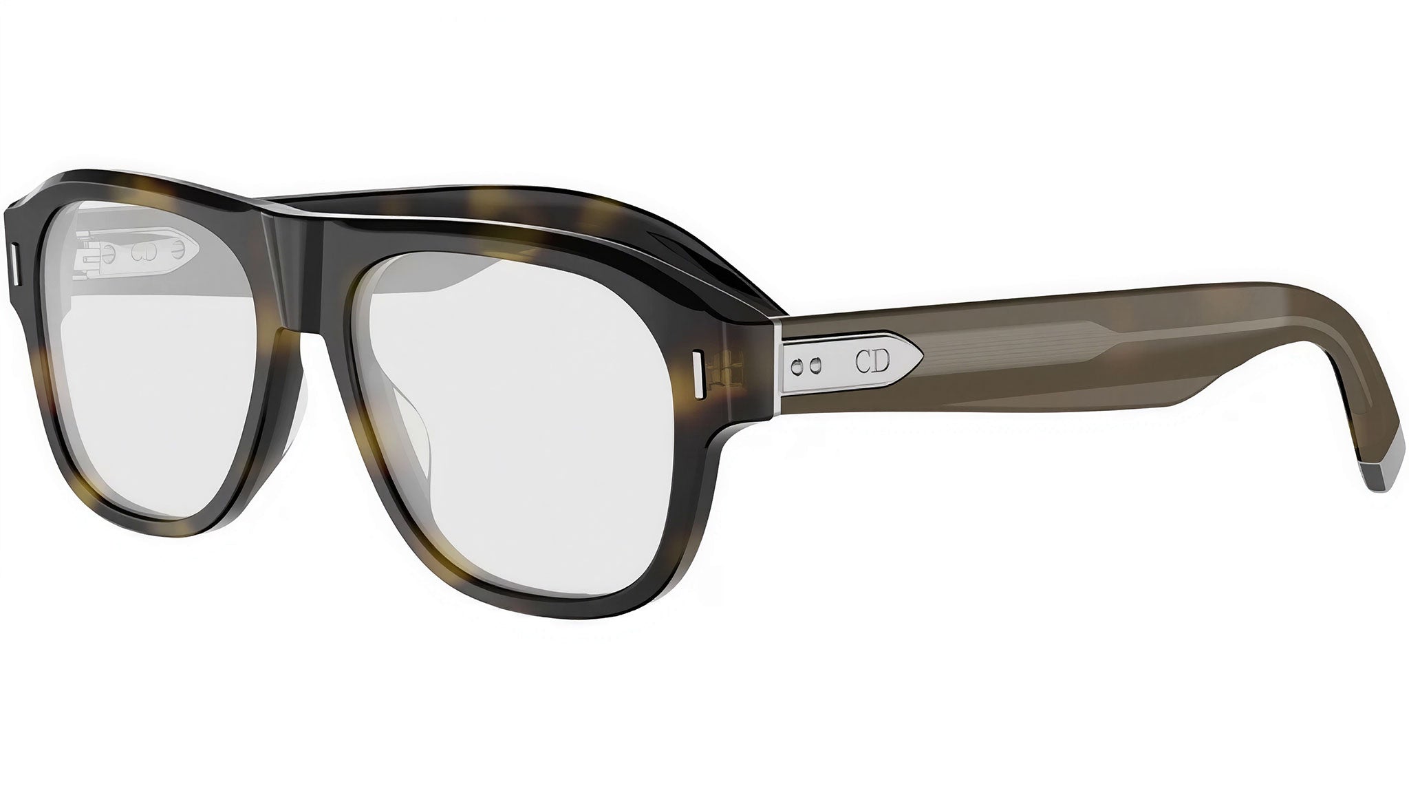 DiorTailoringO N1I Havana Pilot Eyeglasses