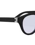 Aluminium Black Pantos Eyeglasses