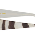 Triomphe Stamp Brown Round Sunglasses