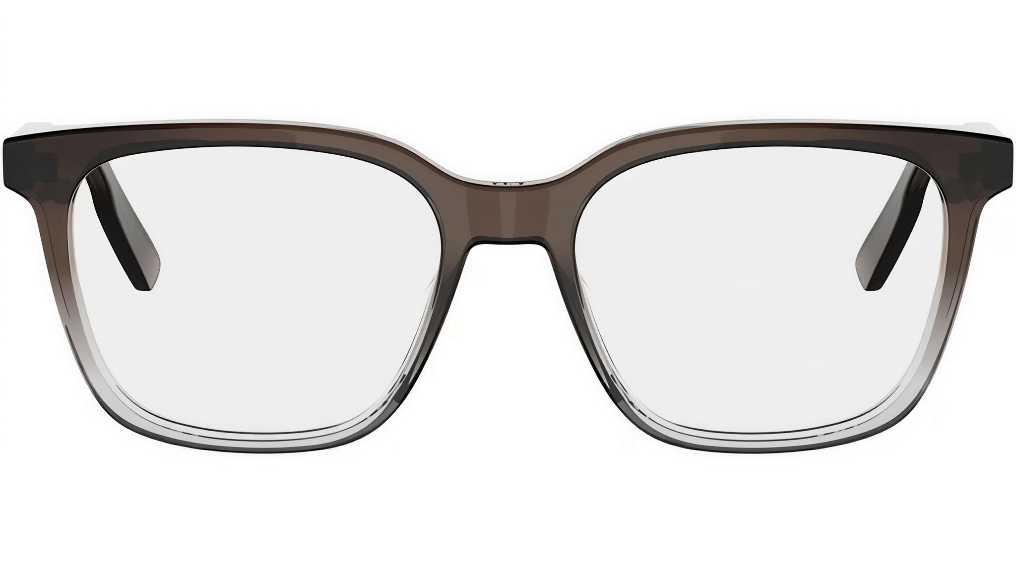 DiorRibbonO S1I Brown Squared Eyeglasses