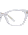 GV Day Crystal Transparent Cat Eye Eyeglasses