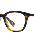 AKA Red Havana Square Eyeglasses
