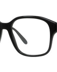 Slim Black Square Eyeglasses