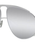 Signature Silver Pilot Sunglasses