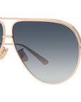 EverDior A1U Rose Gold Pilot Sunglasses