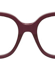 Triomphe Milky Bordeaux Geometric Eyeglasses