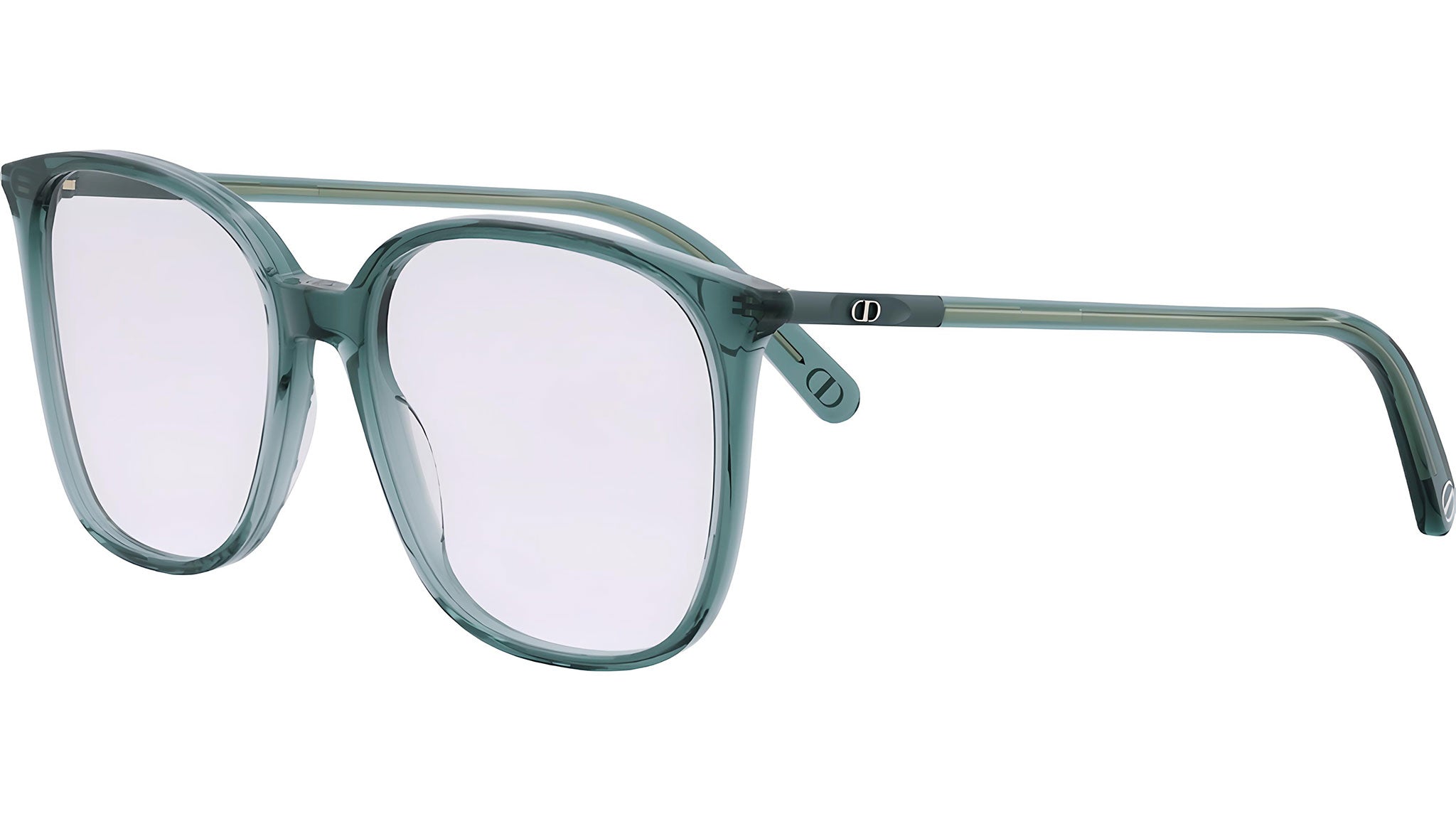 Mini CD O S1I Green Square Eyeglasses