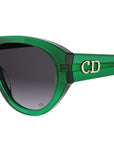 DiorGlow A1I Green Pilot Sunglasses