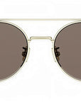DiorBlackSuit R6U Gold Geometric Sunglasses