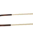 Serpenti Light Gold Geometric Sunglasses