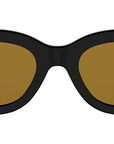 Triomphe Mini Black Round Sunglasses