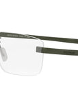 Flex Silver Rectangular Eyeglasses