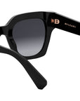 B.zero1 Black Geometric Sunglasses