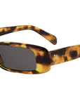 CELINE 3 Dots Havana Rectangular Sunglasses