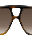 Slim Tortoise Pilot Sunglasses