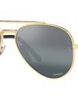 New Aviator RB3625 9196G6 Gold Blue