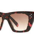 CELINE 3 Dots Havana Cat Eye Sunglasses