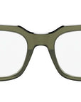 CELINE 3 Dots Green Rectangle Eyeglasses