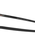 Flex Black Rectangular Eyeglasses