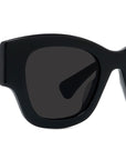1970 Black Square Sunglasses