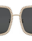 MissDior S2U White Square Sunglasses