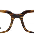 Hinkley Brown Square Eyeglasses